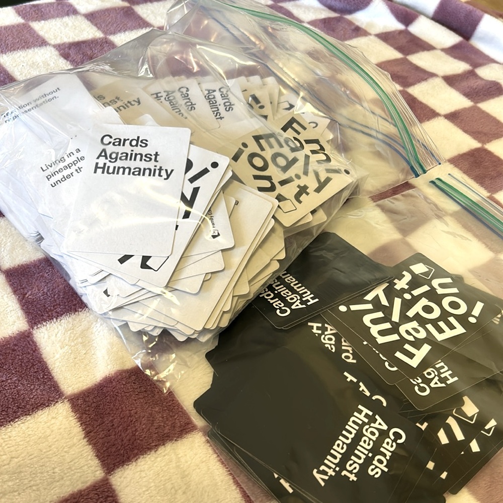Bunch of Cards Against Humanity Cards